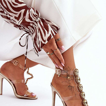 Heel sandals model 183496 - Très Elite