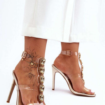 Heel sandals model 183496