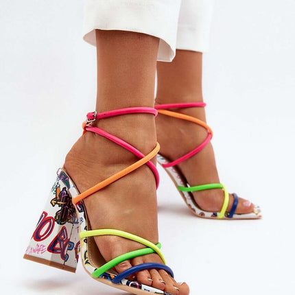 Heel sandals model 193941 - Très Elite
