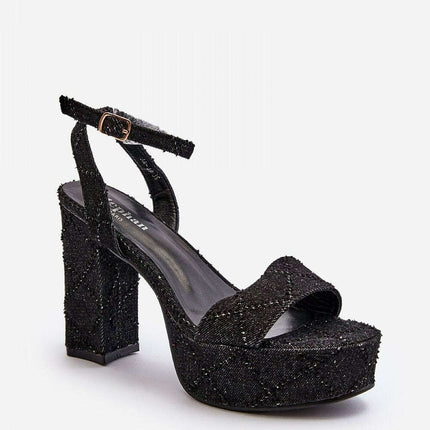 Heel sandals model 194141 - Très Elite