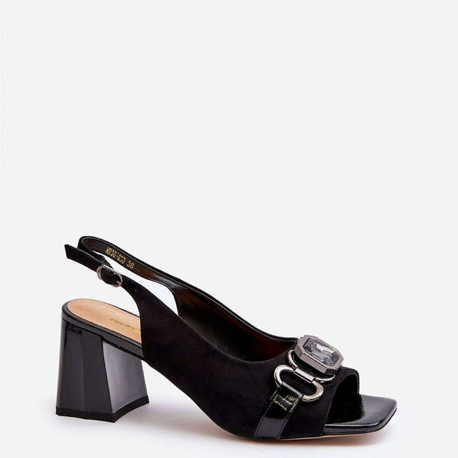 Heel sandals model 195425