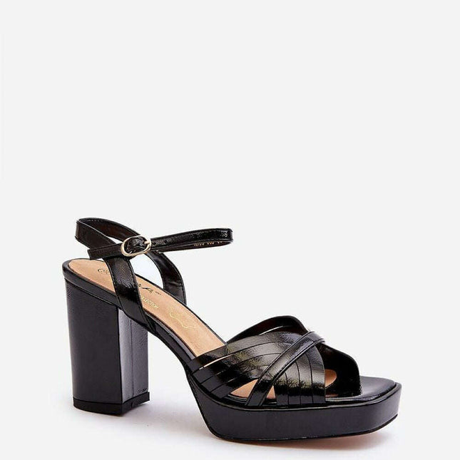 Heel sandals model 195543