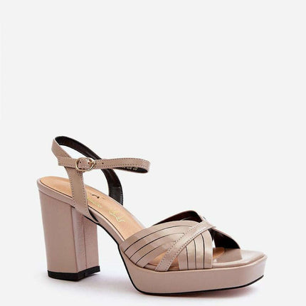 Heel sandals model 195543 - Très Elite