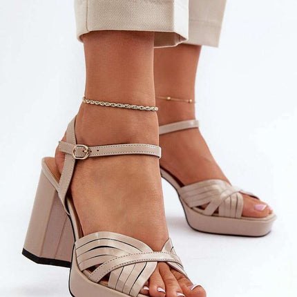 Heel sandals model 195543 - Très Elite