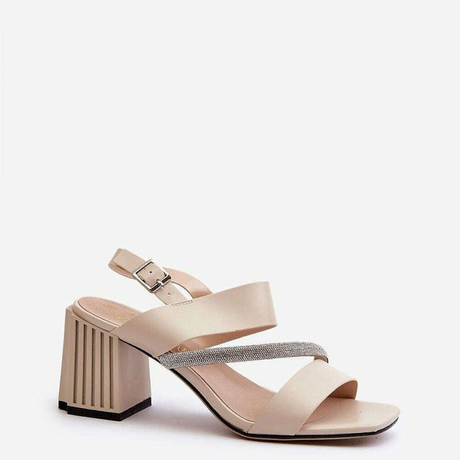 Heel sandals model 195551