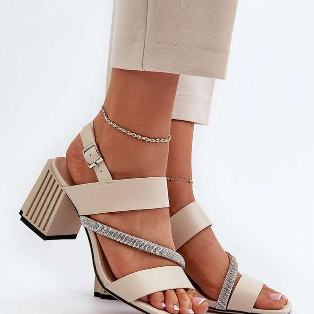 Heel sandals model 195551