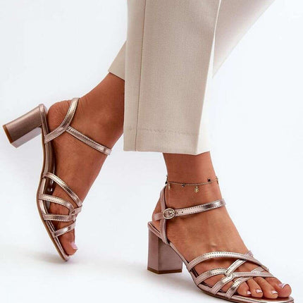 Heel sandals model 195745 - Très Elite