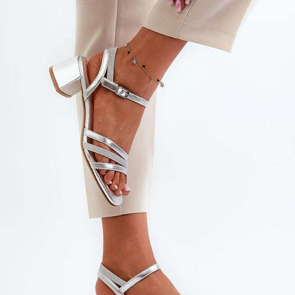 Heel sandals model 195746 - Très Elite