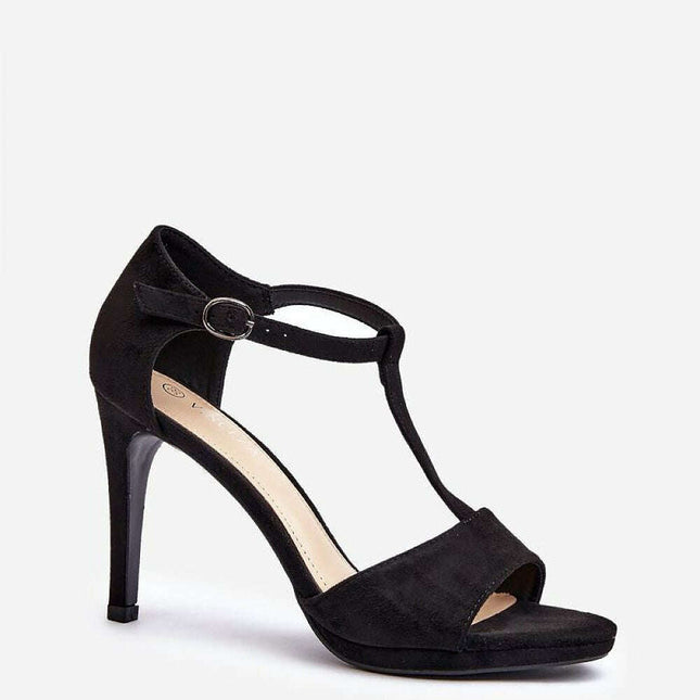 Heel sandals model 196238