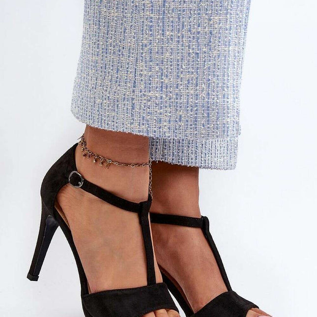 Heel sandals model 196238