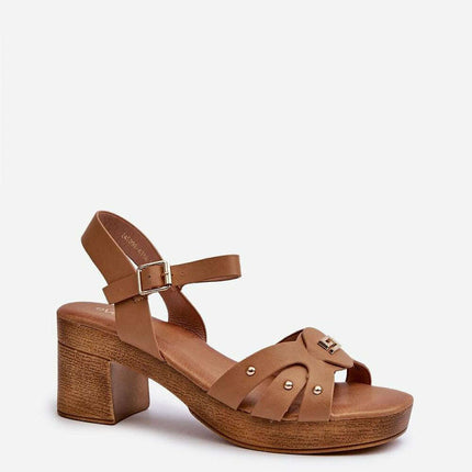 Heel sandals model 196334 - Très Elite