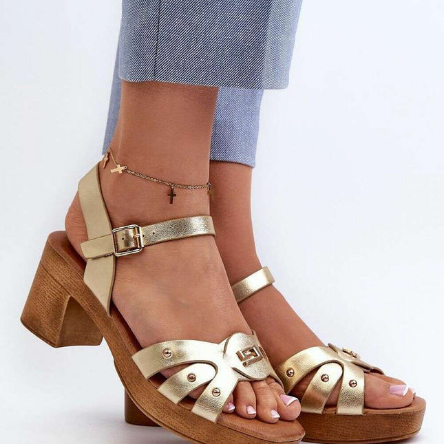 Heel sandals model 196334