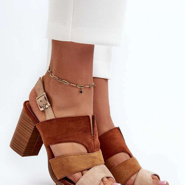 Heel sandals model 196629 - Très Elite