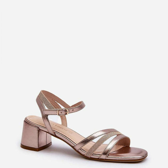 Heel sandals model 196656