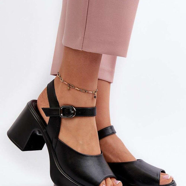 Heel sandals model 196959