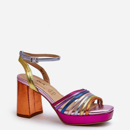 Heel sandals model 196965 - Très Elite