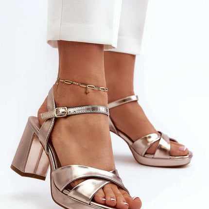 Heel sandals model 196979 - Très Elite