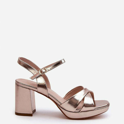 Heel sandals model 196979 - Très Elite