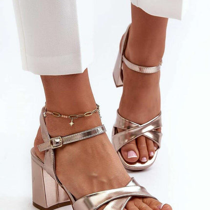 Heel sandals model 196979 - Très Elite