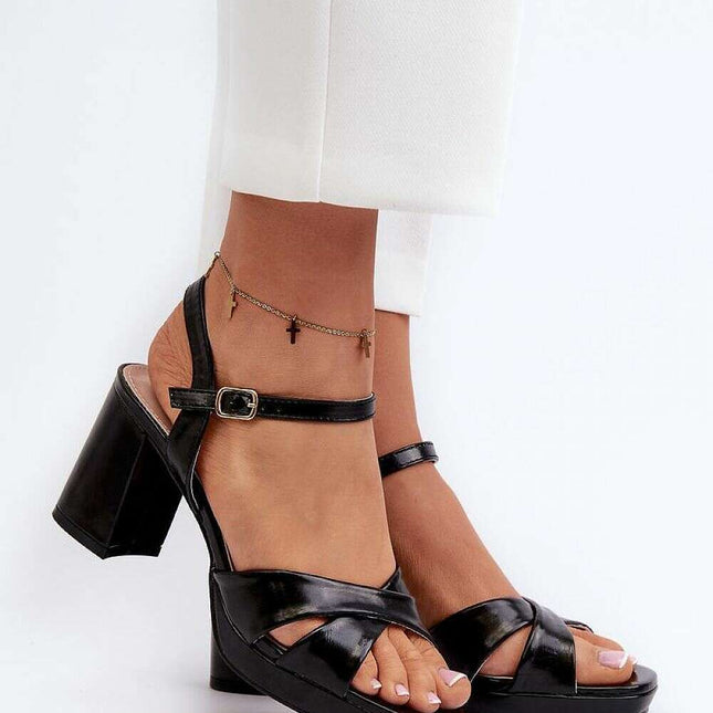 Heel sandals model 196979 - Très Elite