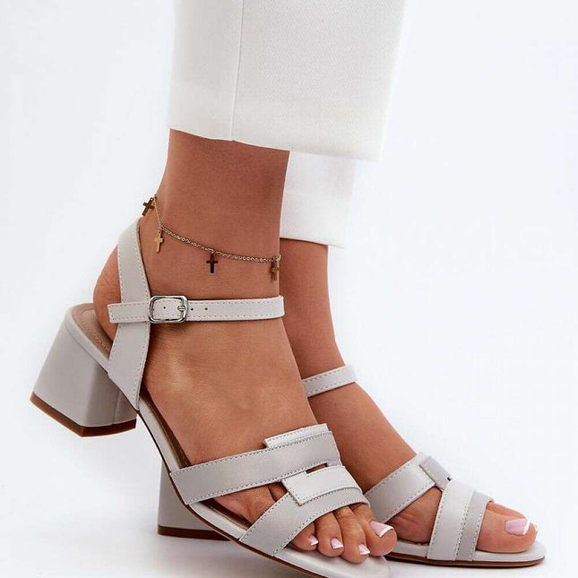 Heel sandals model 197094