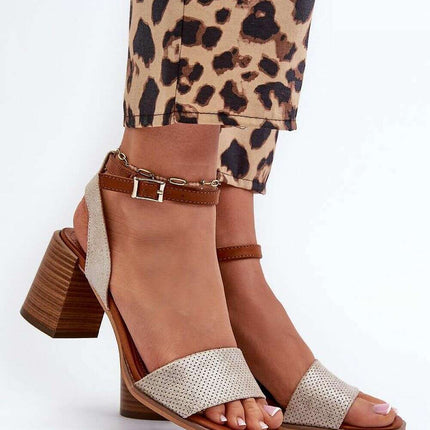 Heel sandals model 197169 - Très Elite
