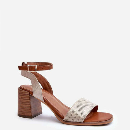 Heel sandals model 197169 - Très Elite