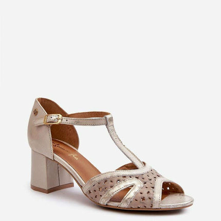 Heel sandals model 197700 - Très Elite