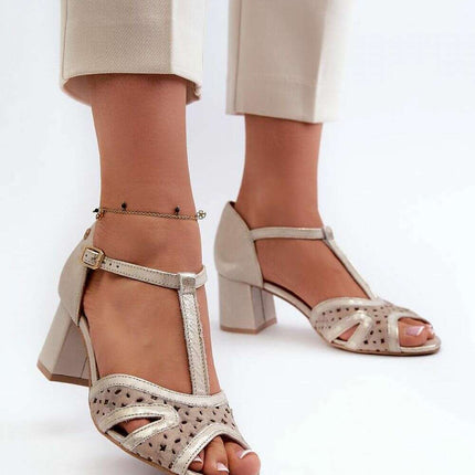 Heel sandals model 197700 - Très Elite