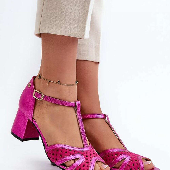 Heel sandals model 197700