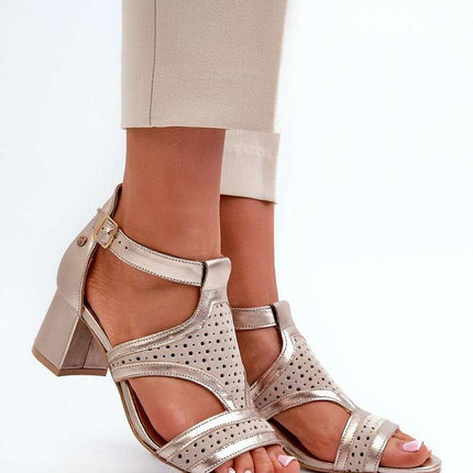 Heel sandals model 198129 - Très Elite