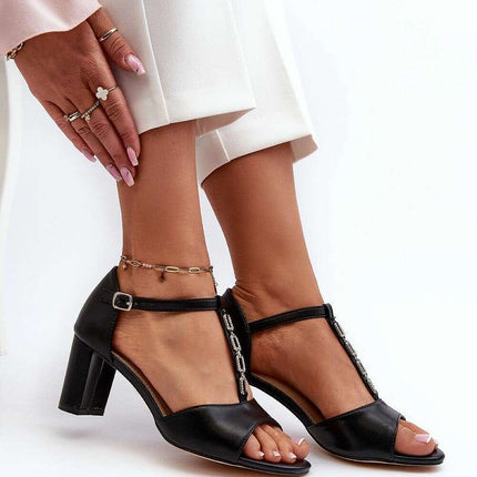 Heel sandals model 198199 - Très Elite