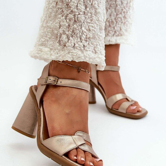 Heel sandals model 198397 - Très Elite