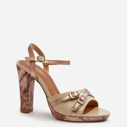 Heel sandals model 198398 - Très Elite