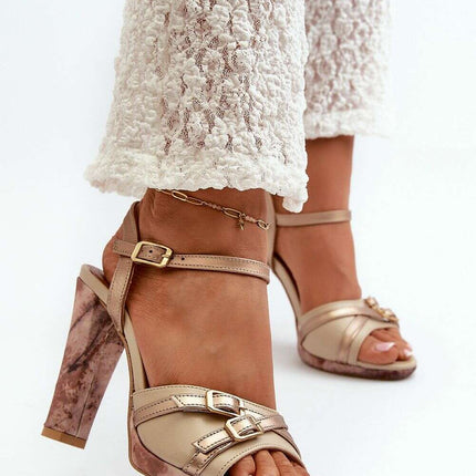 Heel sandals model 198398 - Très Elite