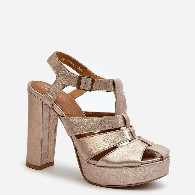 Heel sandals model 198400