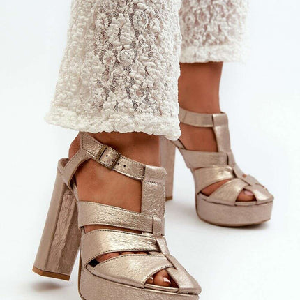 Heel sandals model 198400 - Très Elite
