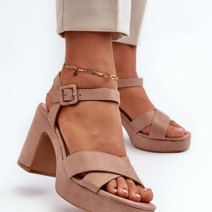 Heel sandals model 198782 - Très Elite