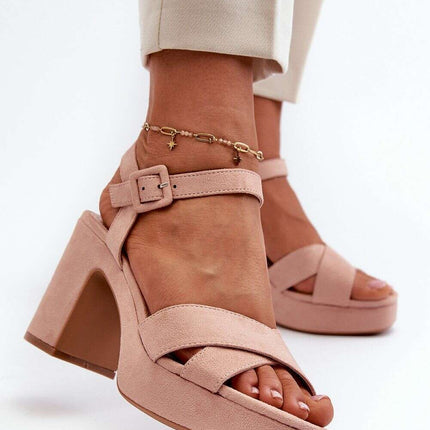 Heel sandals model 198782 - Très Elite