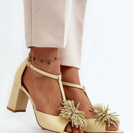 Heel sandals model 198792