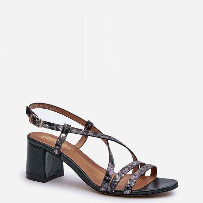 Heel sandals model 198794