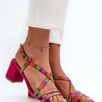 Heel sandals model 198794