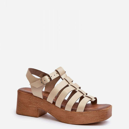 Heel sandals model 198810 - Très Elite