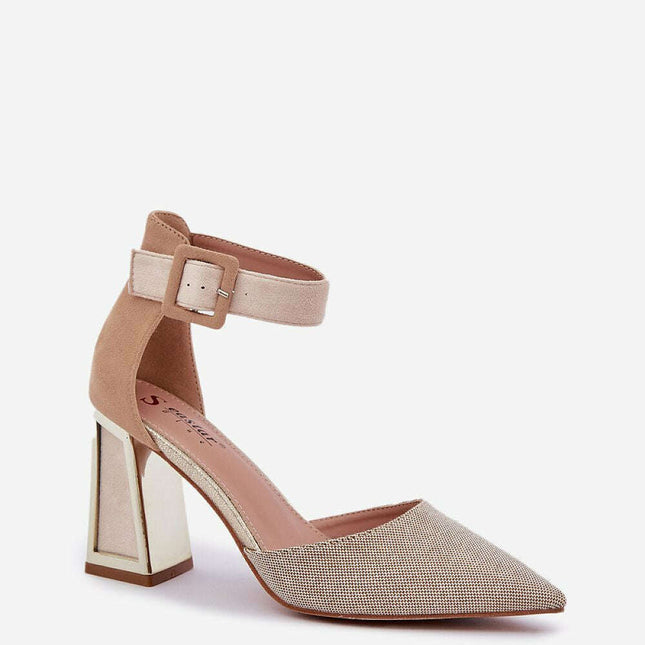 Heel sandals model 208675