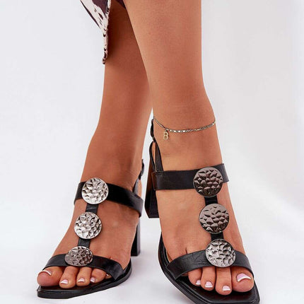 Heel sandals model 209918 - Très Elite