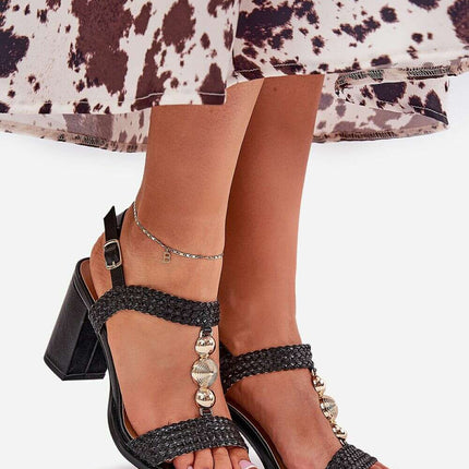 Heel sandals model 209920