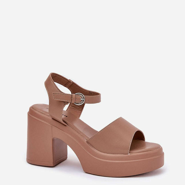 Heel sandals model 209921