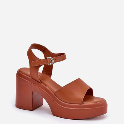 Heel sandals model 209921 - Très Elite