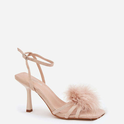 Heel sandals model 209924 - Très Elite