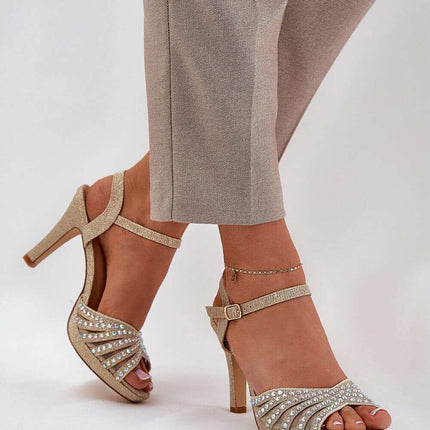Heel sandals model 209927
